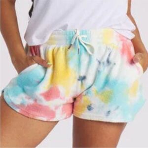 Feat BlanketBlend Shorts Women's Small Pastel Pebble Side Pockets Comfy Soft NWT